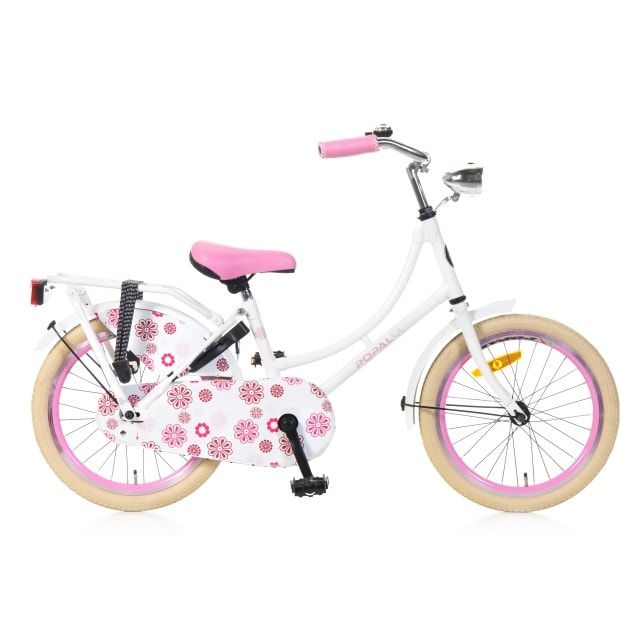 Popal Meisjes Omafiets 18 inch Wit